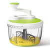 Starfrit - 2 Speed Manual Food Chopper, Non-Slip Base, Green - - Mounts For Less