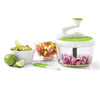 Starfrit - 2 Speed Manual Food Chopper, Non-Slip Base, Green - - Mounts For Less