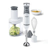 Starfrit - 4-in-1 Hand Blender Set, 10-Speed ??Variable Control, White - - Mounts For Less