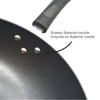 Starfrit - Cast Iron Wok, 12" Diameter, Non-Stick Coating, Black - - Mounts For Less