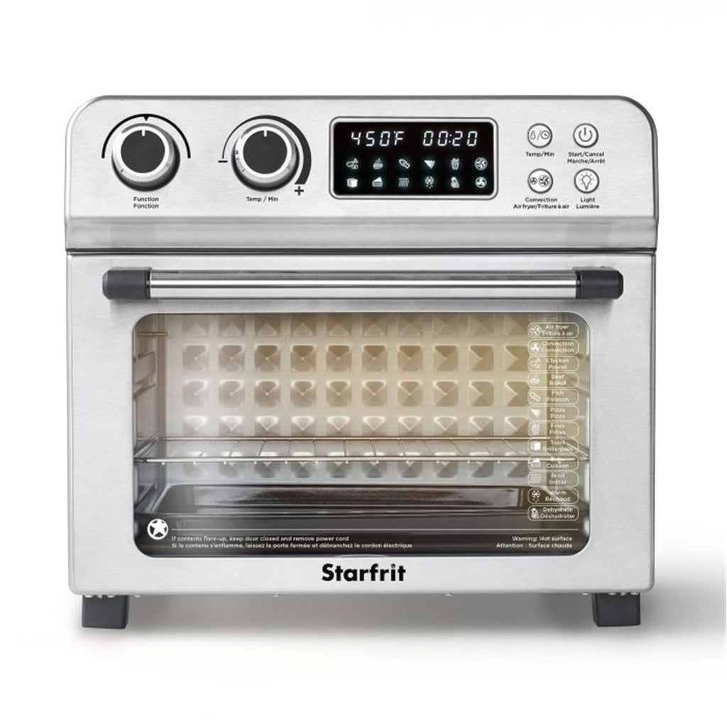 Starfrit - Convection Oven with Hot Air Fryer, 10 Cooking Modes, 1700 Watts, Stainless Steel - - Mounts For Less