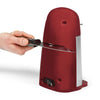 Starfrit - Electric Can Opener with Bottle Opener and Knife Sharpener, Red - - Mounts For Less
