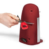 Starfrit - Electric Can Opener with Bottle Opener and Knife Sharpener, Red - - Mounts For Less