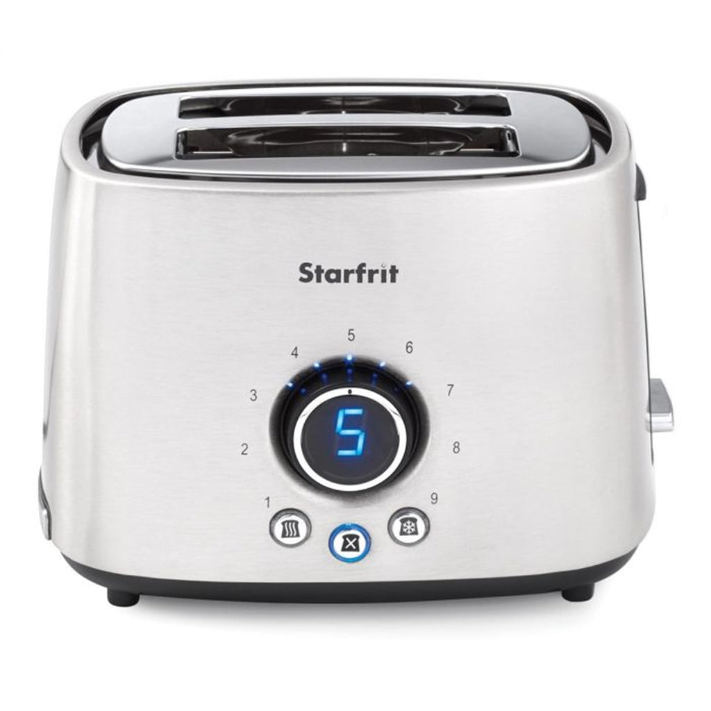 Starfrit - Extra Large 2 Slice Toaster, 9 Power Levels, 800 Watts, Stainless Steel - - Mounts For Less