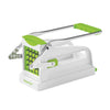 Starfrit - French Fries Cutter with 25 Compartments Removable Blade, Suction Cup Base, Green - - Mounts For Less