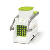 Starfrit - French Fries/Vegetable Cutter, Cut into Sticks, Cubes or Slices, Detachable Parts, Green - - Mounts For Less