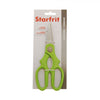Starfrit - Kitchen Scissors, Stainless Steel Blade, Integrated Walnut Cracker, Green - - Mounts For Less