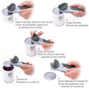 Starfrit - Mightican Manual Can Opener, No Sharp Edge, Non-Slip Handle, Blue - - Mounts For Less