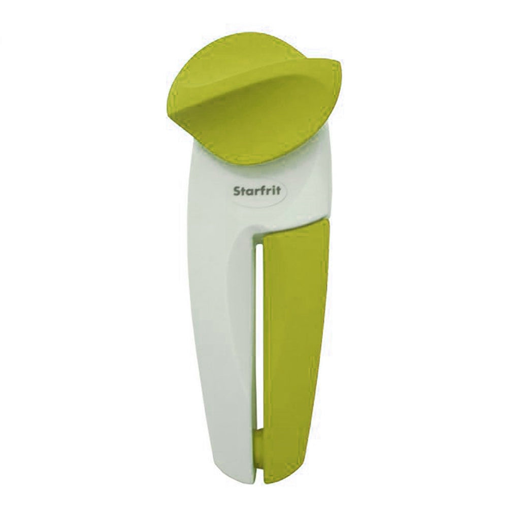 Starfrit - Mightican Manual Can Opener, No Sharp Edge, Non-Slip Handle, Green - - Mounts For Less