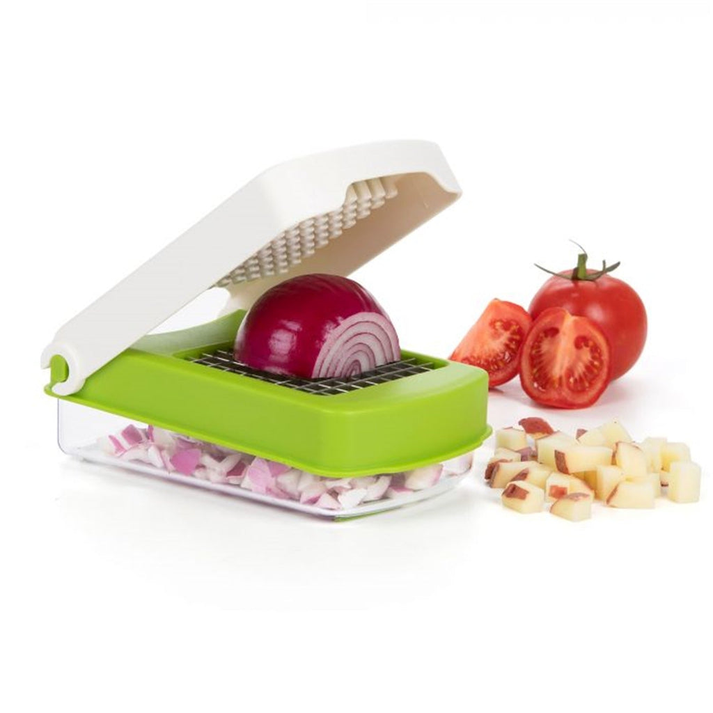 Starfrit - Onion Chopper, Convenient Opening and Cleaning Tools Included, Green - - Mounts For Less