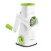 Starfrit - Rotary Grater, 3 Interchangeable Barrels, Suction Cup Base, Green - - Mounts For Less