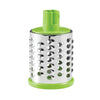 Starfrit - Rotary Grater, 3 Interchangeable Barrels, Suction Cup Base, Green - - Mounts For Less
