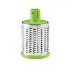 Starfrit - Rotary Grater, 3 Interchangeable Barrels, Suction Cup Base, Green - - Mounts For Less