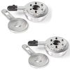 Starfrit - Set of 2 Adjustable Fondue Burners, Made of Stainless Steel - - Mounts For Less