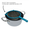 Starfrit - Set of 2 Colanders, Diameter of 15cm and 20cm, Stainless Steel Net - - Mounts For Less