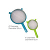 Starfrit - Set of 2 Colanders, Diameter of 15cm and 20cm, Stainless Steel Net - - Mounts For Less