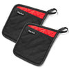 Starfrit - Set of 2 Neoprene Mitts/Trivets, Withstands up to 260 Degrees Celcius, Non-Slip Design, Black - - Mounts For Less