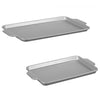 Starfrit - Set of 2 The Rock Wave Griddles, 10" x 15" and 11" x 17.5", Carbon Steel - - Mounts For Less