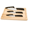 Starfrit - Set of 3 Ceramic Knives with Case, Black - - Mounts For Less