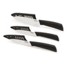 Starfrit - Set of 3 Ceramic Knives with Case, Black - - Mounts For Less