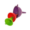 Starfrit - Set of 3 Silicone Funnels, Dishwasher Safe - - Mounts For Less