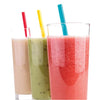 Starfrit - Set of 4 Reusable Silicone Straws with Cleaning Brush - - Mounts For Less