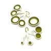 Starfrit - Set of 5 Collapsible Measuring Cups, Dishwasher Safe, Green - - Mounts For Less
