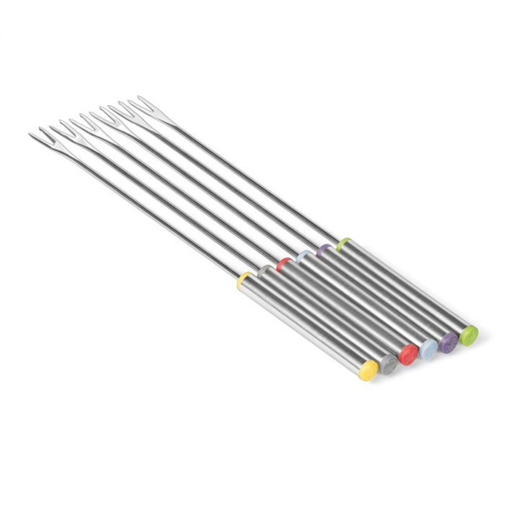 Starfrit - Set of 6 Fondue Forks with Stainless Steel Handle - - Mounts For Less