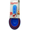 Starfrit - Set of Nesting Measuring Cups and Spoons, Blue and Red - - Mounts For Less