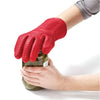 Starfrit - Silicone Oven Mitt, Textured Surface for Non-Slip Grip, Red - - Mounts For Less