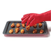 Starfrit - Silicone Oven Mitt, Textured Surface for Non-Slip Grip, Red - - Mounts For Less
