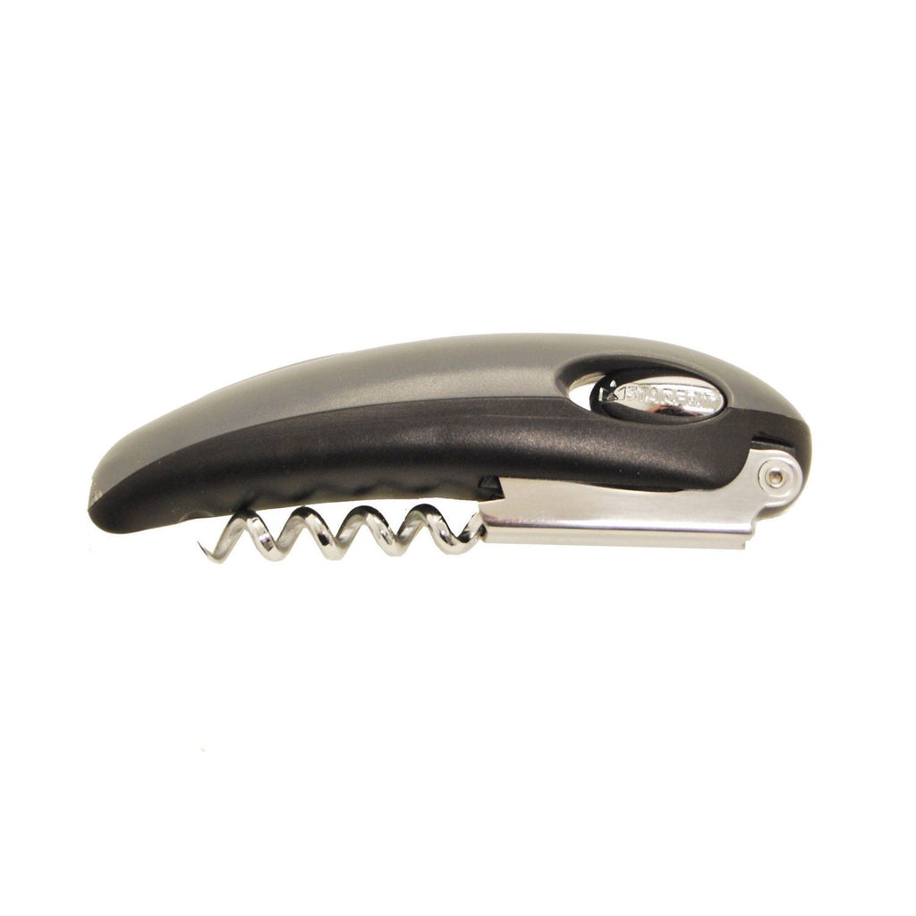 Starfrit - Sommelier Corkscrew, Integrated Foil Cutter, Ergonomic Handle, Gray - - Mounts For Less