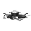 Starfrit - The Rock 7-Piece Cookware Set, Non-Stick Coating, Dishwasher Safe, Black - - Mounts For Less