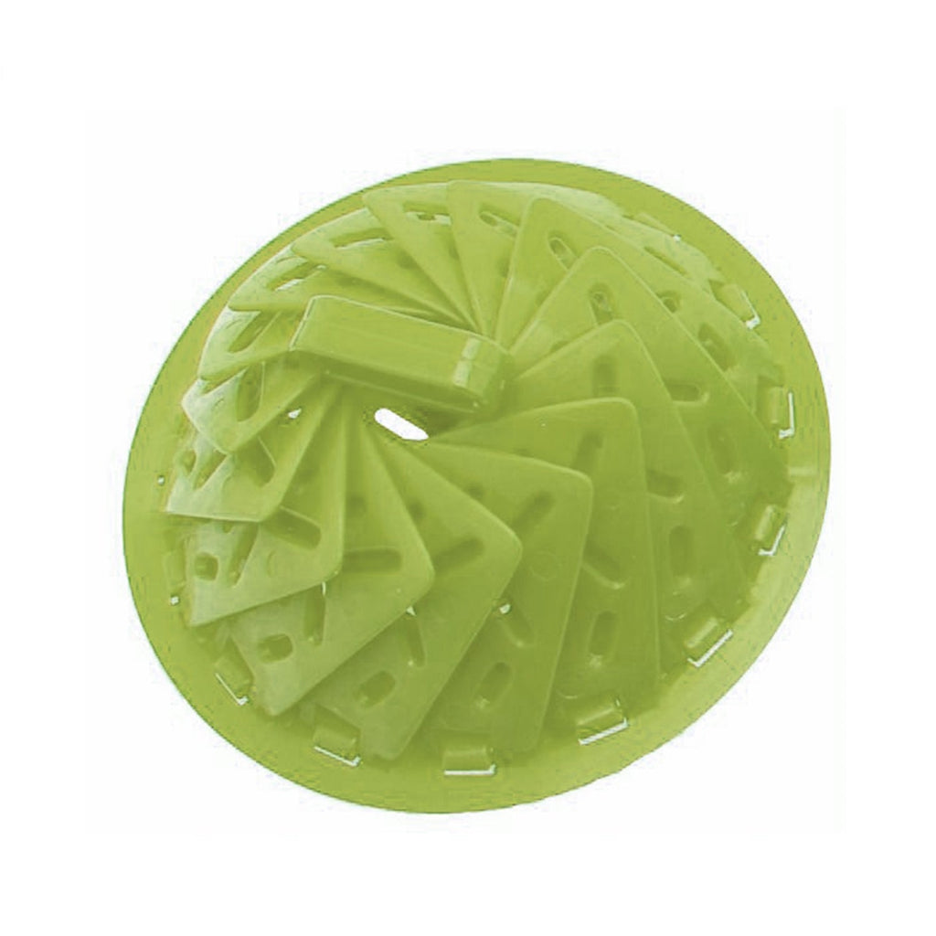 Starfrit - Vegetable Steamer with Foot, Made of Silicone, Green - - Mounts For Less