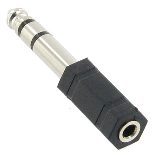 Stereo adapter 3.5mm female to 1/4 male - - Mounts For Less