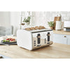 Swan - Nordic Collection 4 Slice Toaster, 1500W, Matte White - - Mounts For Less