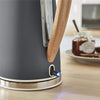 Swan - Nordic Collection Electric Kettle, 1.7 Liter Capacity, 1500 Watts, Matte Gray - - Mounts For Less