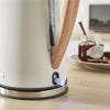 Swan - Nordic Collection Electric Kettle, 1.7 Liter Capacity, 1500 Watts, Matte White - - Mounts For Less
