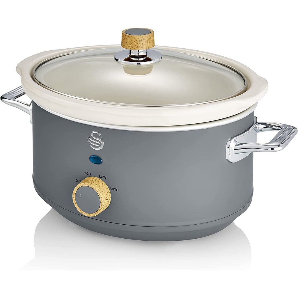 Swan Nordic - SF17021GRYN - 3.5L Slow Cooker, Grey - - Mounts For Less
