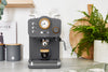 Swan Nordic SK22111GRYN Espresso Maker Machine, 15 Bars Pressure, Milk Frother, 1.2L Tank, Grey - - Mounts For Less