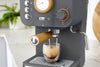 Swan Nordic SK22111GRYN Espresso Maker Machine, 15 Bars Pressure, Milk Frother, 1.2L Tank, Grey - - Mounts For Less