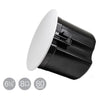 SyncSystem SS-ICS-6E In-Celling Speaker 6.5'' Woofer + 0.5'' Tweeter, Built-In Back Box, Grey - - Mounts For Less