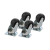 SyncSystem SSYS-CASTERS 2'' Casters For AV Rack/Server Cabinets, Black - - Mounts For Less