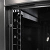 SyncSystem SSYS-RACK-21 21U Server/ AV Rack Cabinet with Glass Front Door, Black - - Mounts For Less