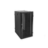 SyncSystem SSYS-RACK-24-SV Server Cabinet 24U with Mesh Door, Fully Assembled, Black - - Mounts For Less