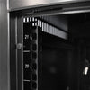 SyncSystem SSYS-RACK-27 Server Cabinet / AV Rack 27U With Glass Door, Black - - Mounts For Less