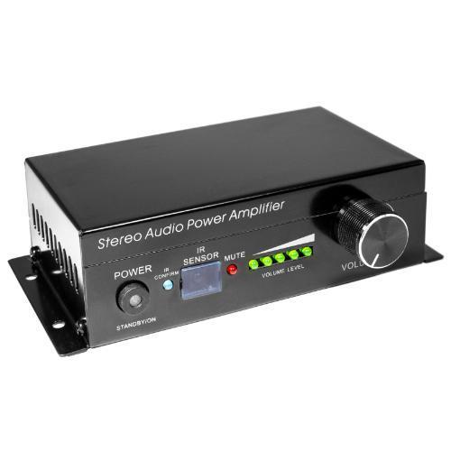 Syncsound SS-STPA-01 Stereo Audio Amplifier With IR Remote Control - - Mounts For Less