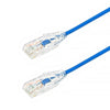 TechCraft 10 ft Ultra Slim CAT6a (10 Gbit/s) UTP Network Cable Blue - - Mounts For Less