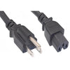 TechCraft 3' NEMA 5-15P to IEC-60320-C15 Power Cable 14 AWG - - Mounts For Less