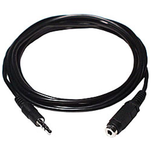 TechCraft Audio cable 3.5mm male/female extension 50 ft black - - Mounts For Less